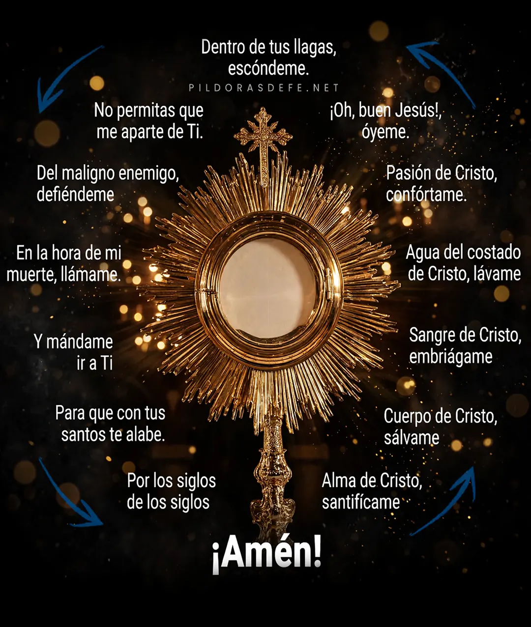 El Ánima Christi: La oración del Alma de Cristo en imagen