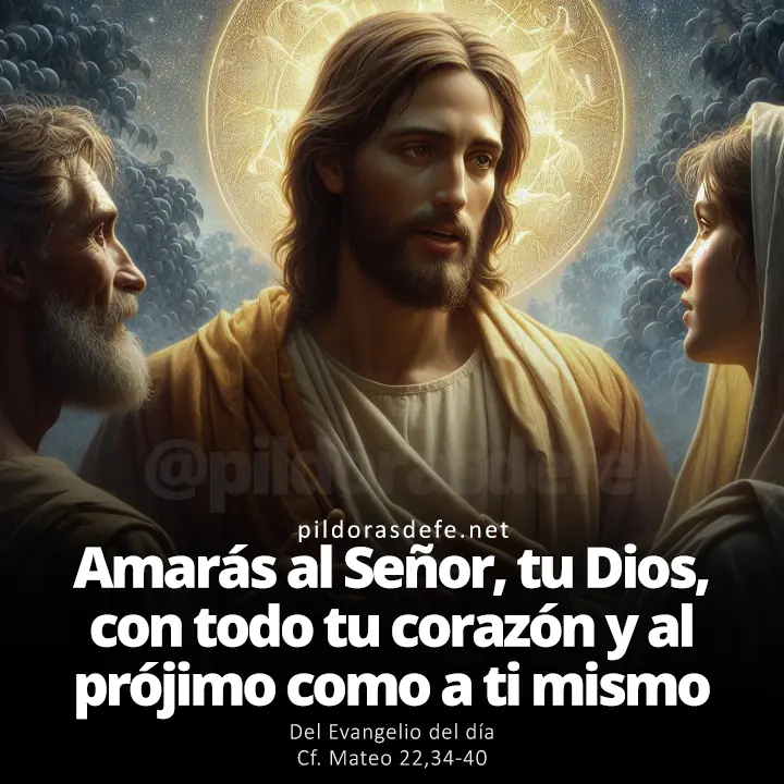 Evangelio de hoy Mateo 22,34-40: Amarás al Señor, tu Dios, con todo el corazón