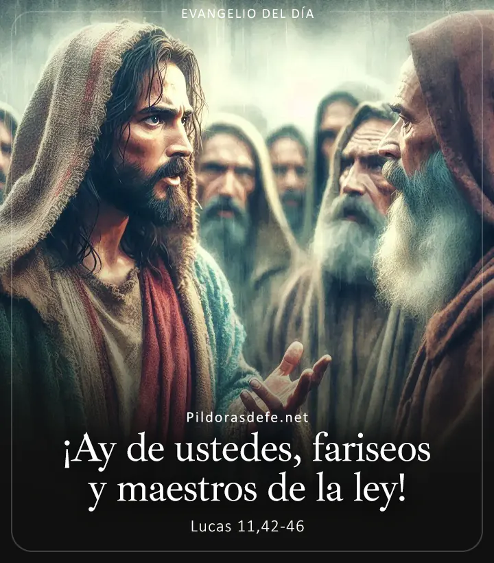 Evangelio de hoy, Lucas 11,42-46: ¡Ay de ustedes, fariseos! ¡Ay de ustedes, maestros de la ley!