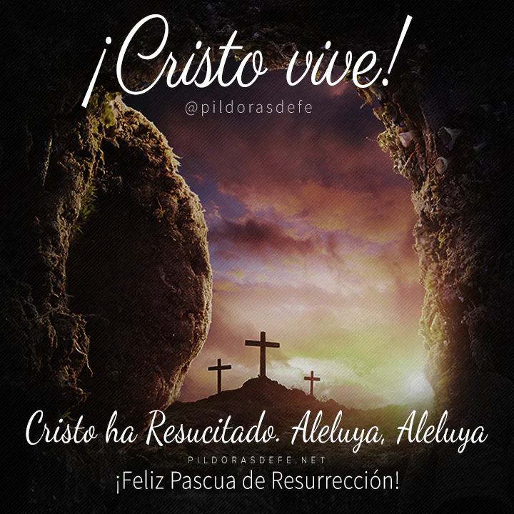 Cristo vive: Felices Pascuas de Resurrección, Domingo de Pascua de la Resurrección del Señor