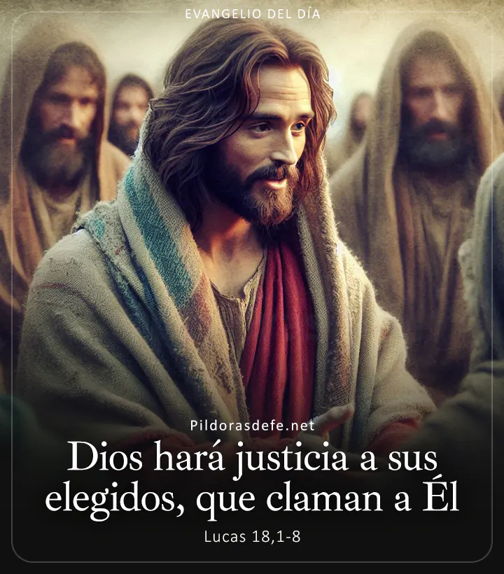 Evangelio de hoy, Lucas 18,1-8: Dios hará justicia a sus elegidos, que claman a él día y noche