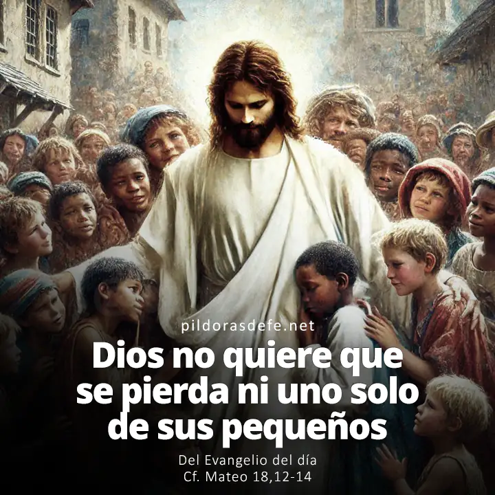 Evangelio del día, Mateo 18,12-14: Dios no quiere que se pierda ni uno solo de sus pequeños