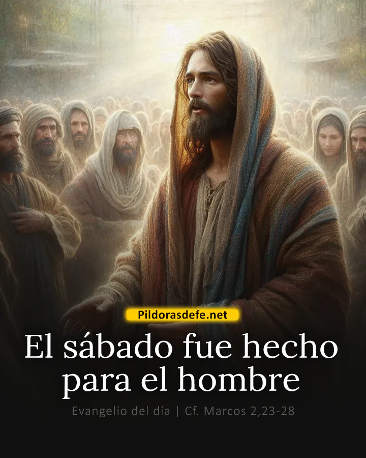 Evangelio de hoy, Marcos 2,23-28: El sábado fue hecho para el hombre, no el hombre para el sábado