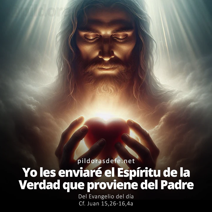 Evangelio de hoy Juan 15,26-16-4: Yo les enviaré al Espíritu de la Verdad