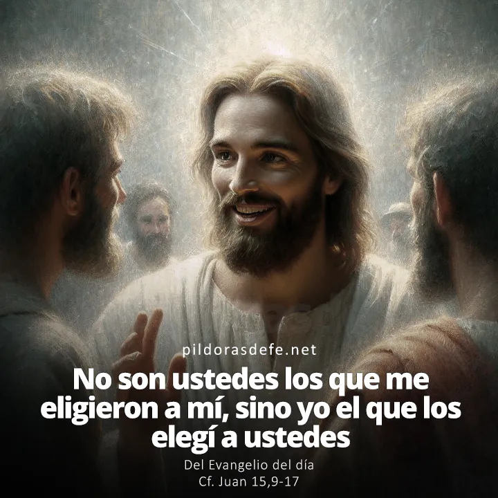 Evangelio de hoy Juan 15,9-17: He sido Yo quien los ha elegido a ustedes