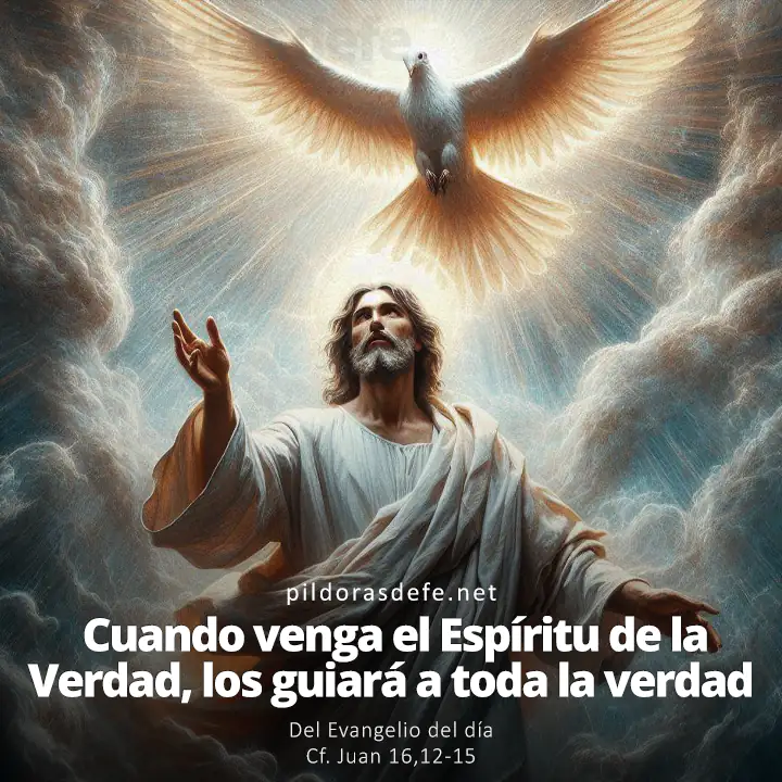 Evangelio de hoy Juan 16,12-15: El Espíritu de la Verdad, los guiará en toda la verdad