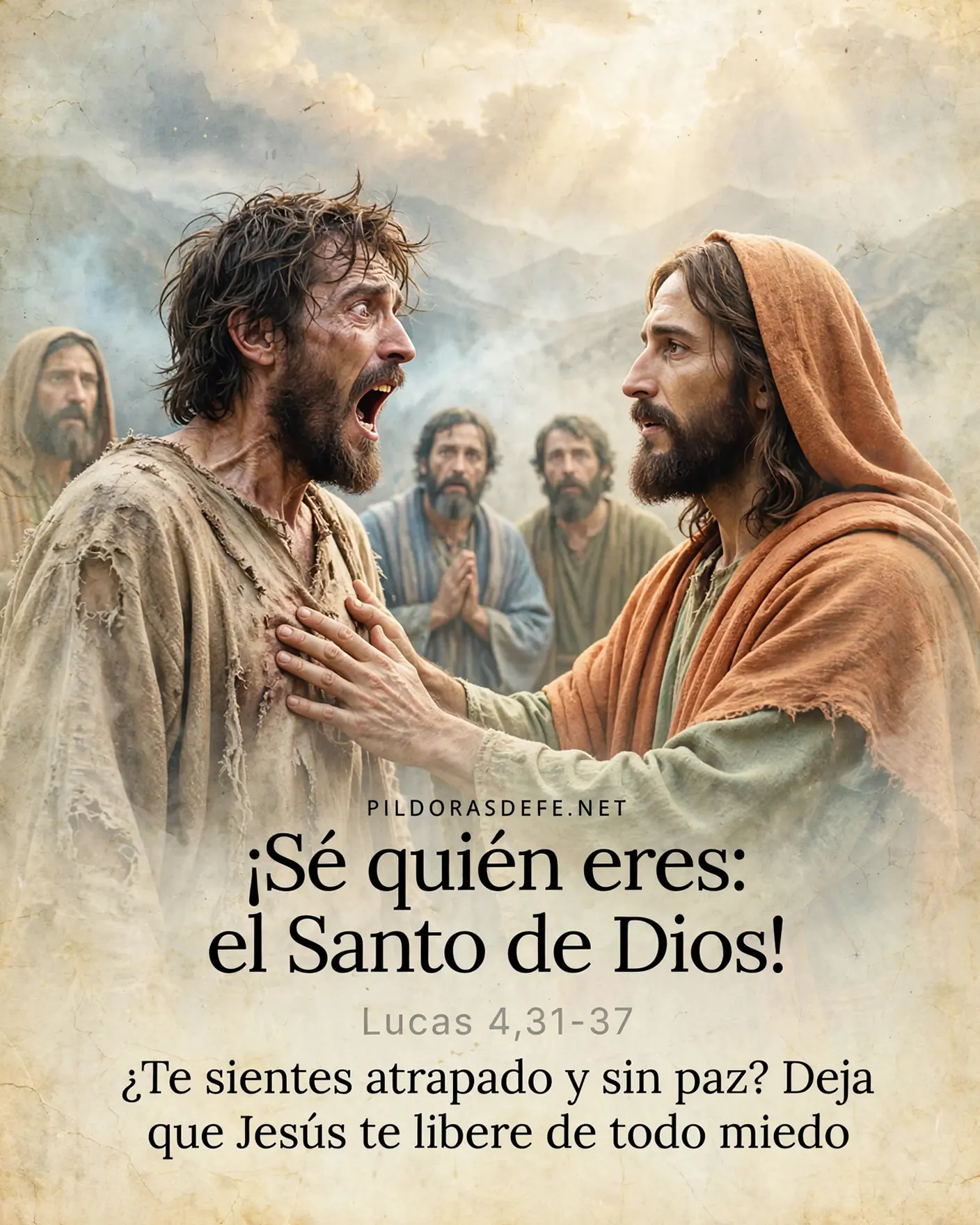 Evangelio de hoy Lucas 4 31 37 Eres el Santo de Dios Evangelio de hoy martes, Lucas 4,31-37: ¡Sé quién eres: el Santo de Dios!