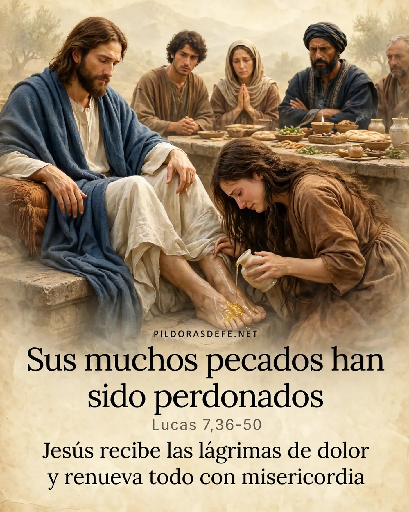 Evangelio de hoy Lucas 7 36 50 Sus muchos pecados fueron perdonados Evangelio de hoy jueves, Lucas 7,36-50: Sus muchos pecados han sido perdonados