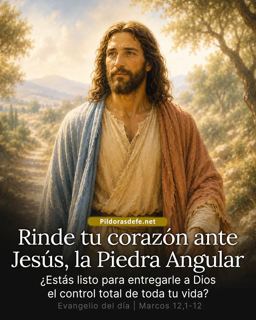 Evangelio de hoy Lunes, Marcos 12,1-12: Jesús es la Piedra Angular