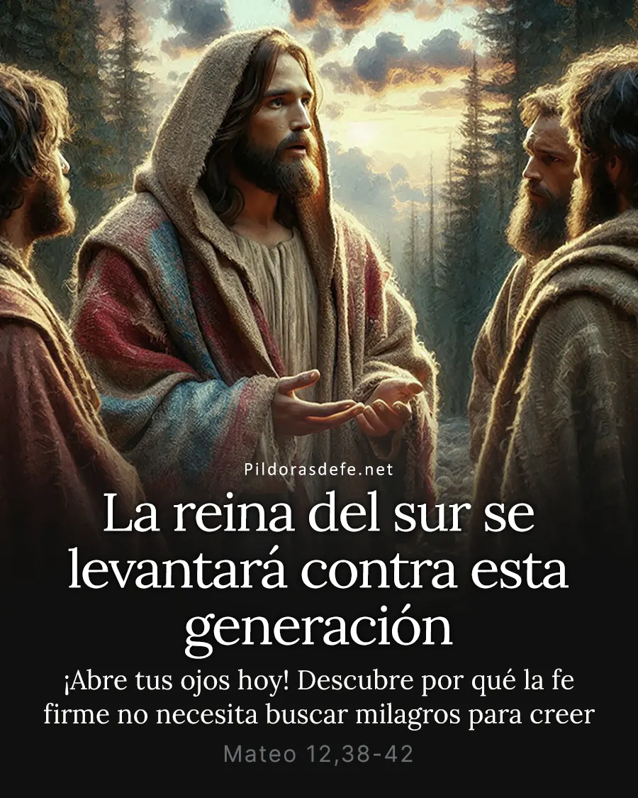 Evangelio de hoy Lunes Mateo 12 38 42 La reina del sur se levantara contra esta generacion Evangelio de hoy Lunes, Mateo 12,38-42: En el juicio, la reina del sur se levantará contra esta generación y la condenará