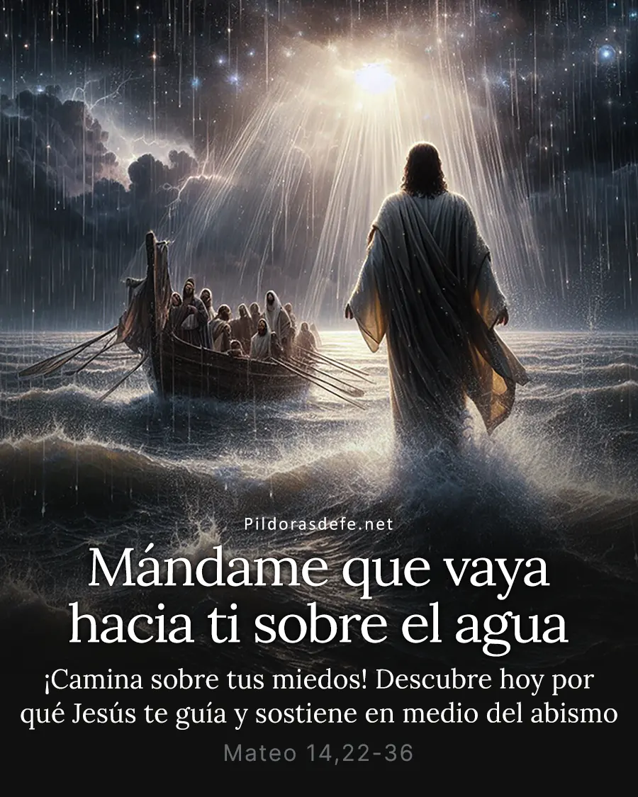Evangelio de hoy Lunes Mateo 14 22 36 Mandame que vaya hacia sobre el agua Evangelio de hoy Lunes, Mateo 14,22-36: Mándame que vaya hacia ti sobre el agua