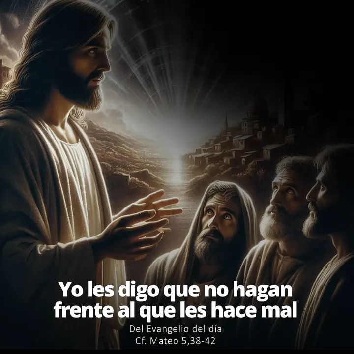 Evangelio de hoy Mateo 5,38-42: No hagan frente al que les hace el mal