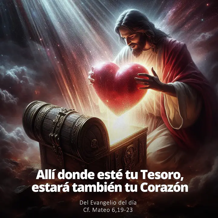 Evangelio de hoy, Mateo 6,19-23: Allí, donde esté tu tesoro, allí estará también tu corazón