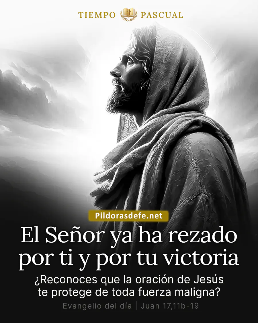 Evangelio de hoy, Juan 17,11b-19: Que sean uno, así como nosotros somos uno