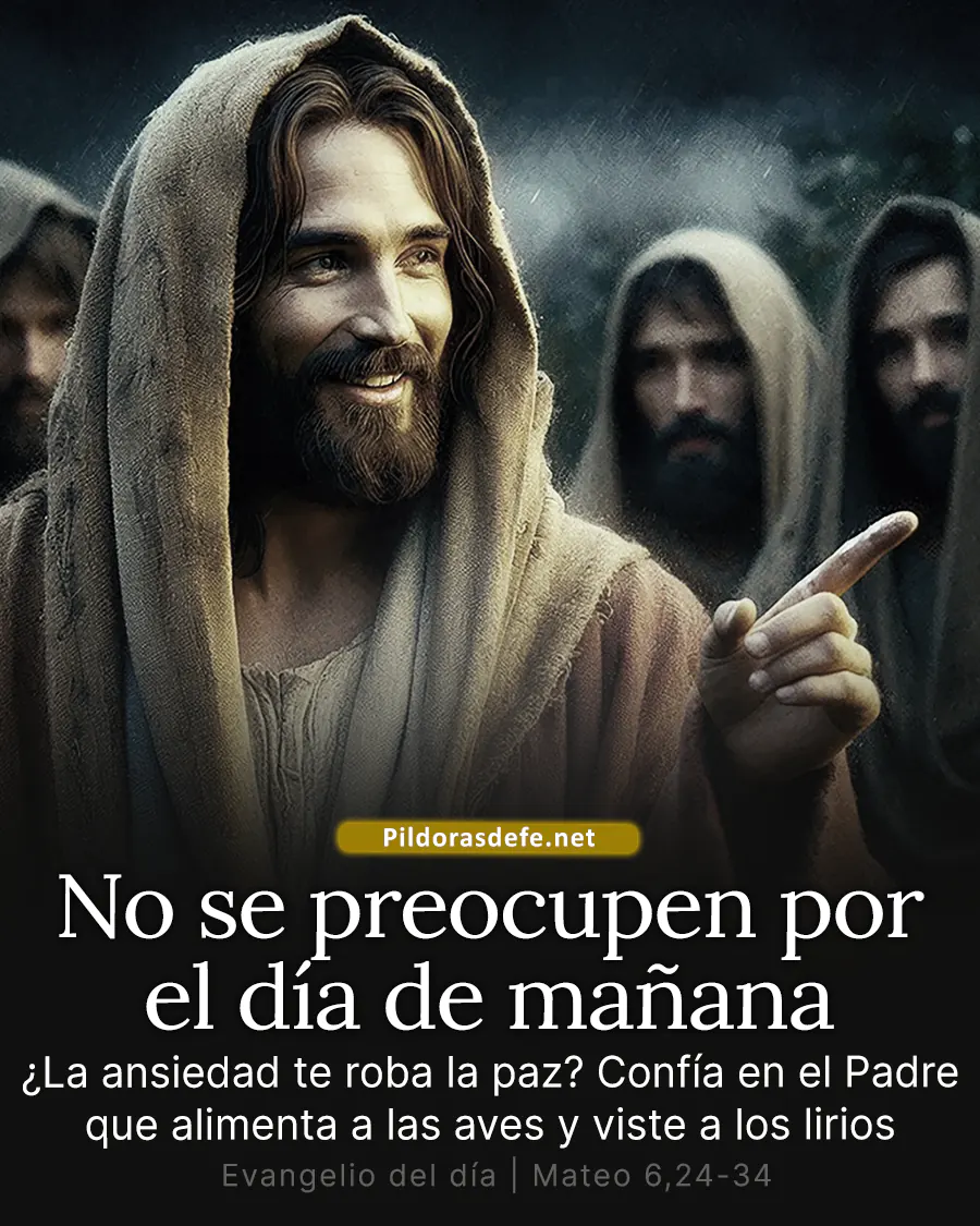 Evangelio de hoy Sabado No se preocupen por el manana Evangelio de hoy Sábado: No se preocupen por el día de mañana