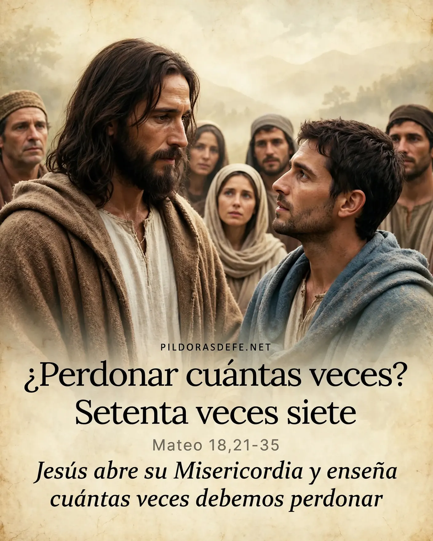 Evangelio de hoy domingo Mateo 18 21 35 Perdonar setenta veces Evangelio de hoy domingo, Mateo 18,21-35: Perdonar setenta veces siete