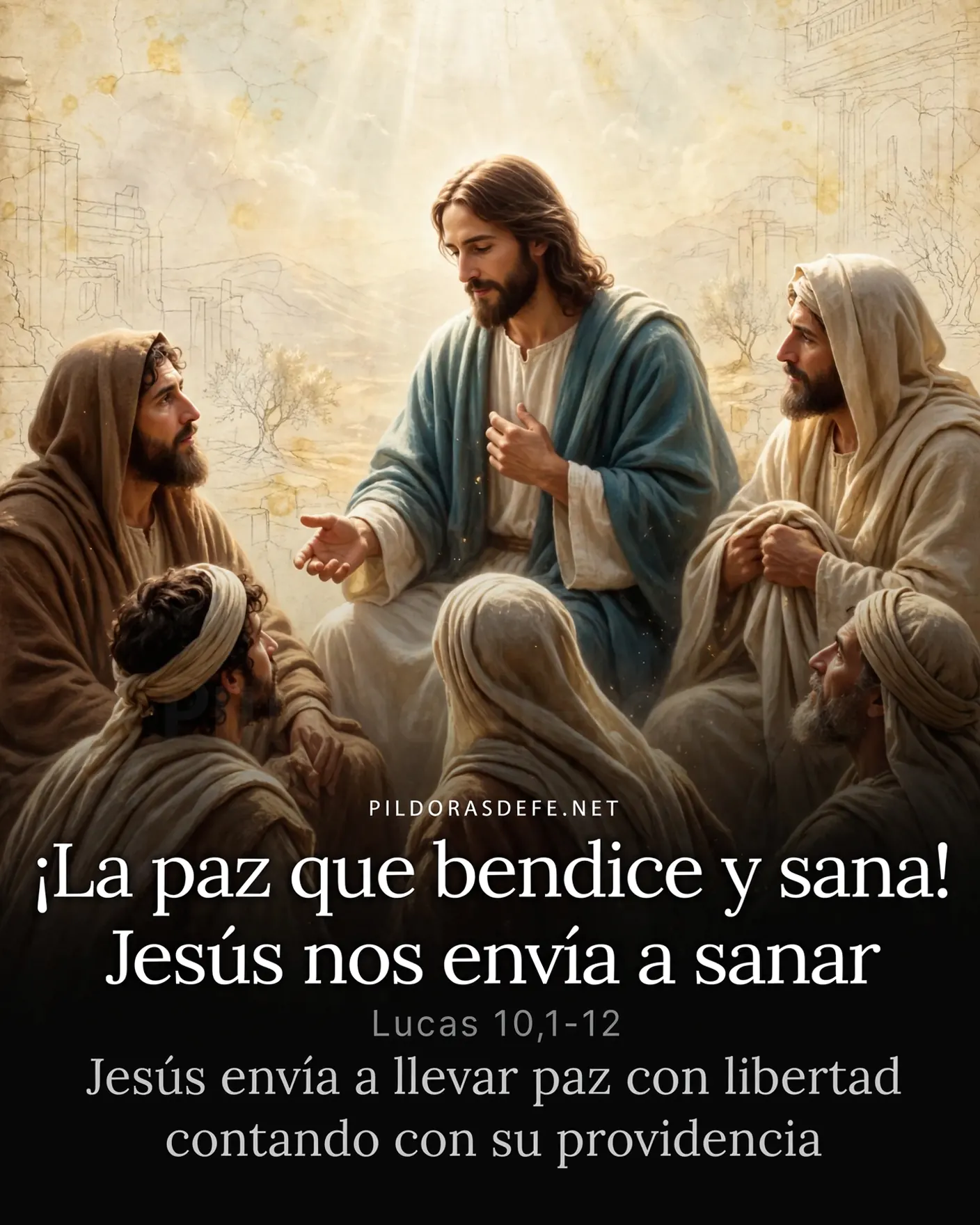 Evangelio de hoy jueves, Lucas 10,1-12: La paz descansará sobre esa persona