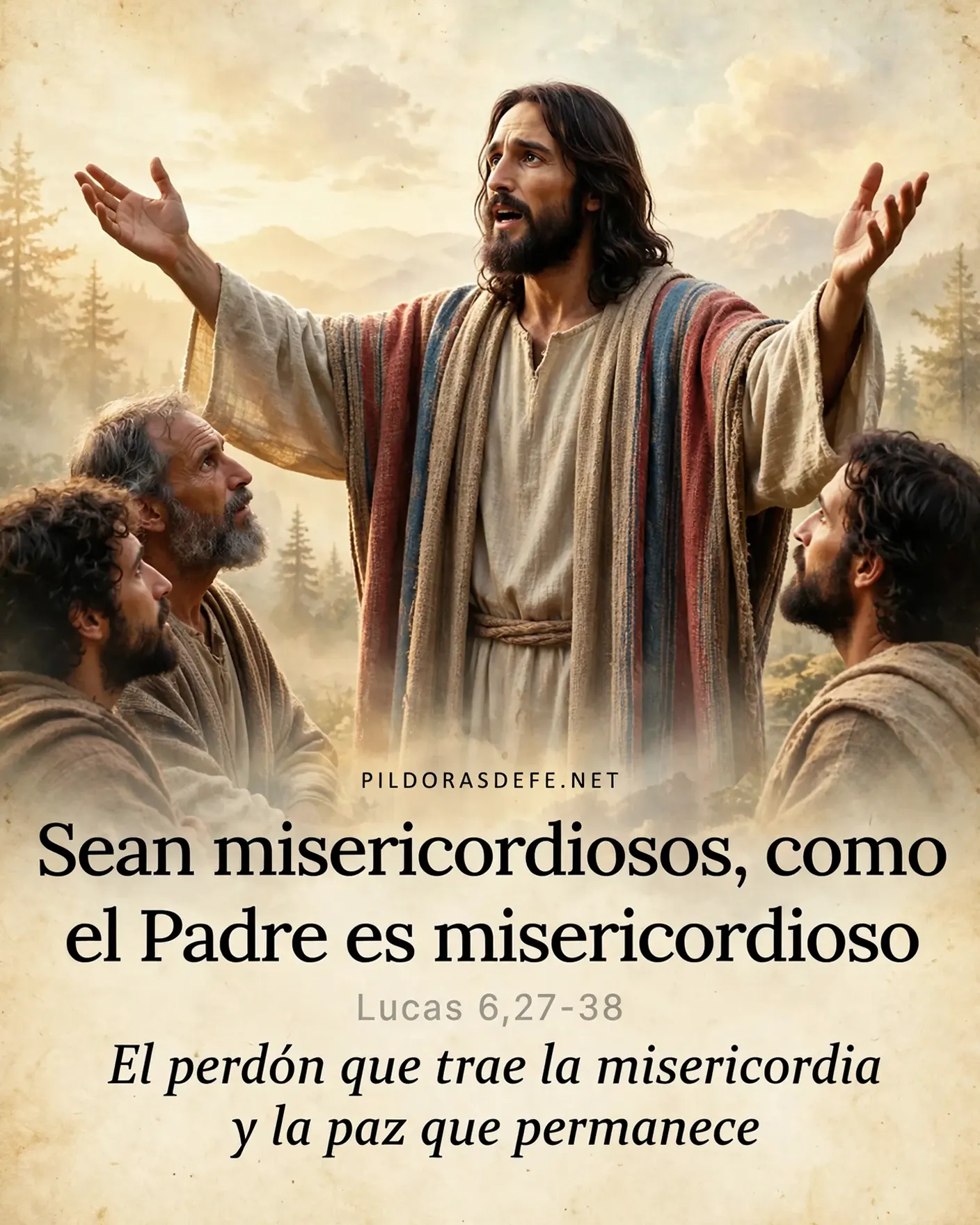 Evangelio de hoy jueves Lucas 6 27 38 Ser Misericordiosos como el Padre Evangelio de hoy jueves, Lucas 6,27-38: Sean misericordiosos, como nuestro Padre es misericordioso