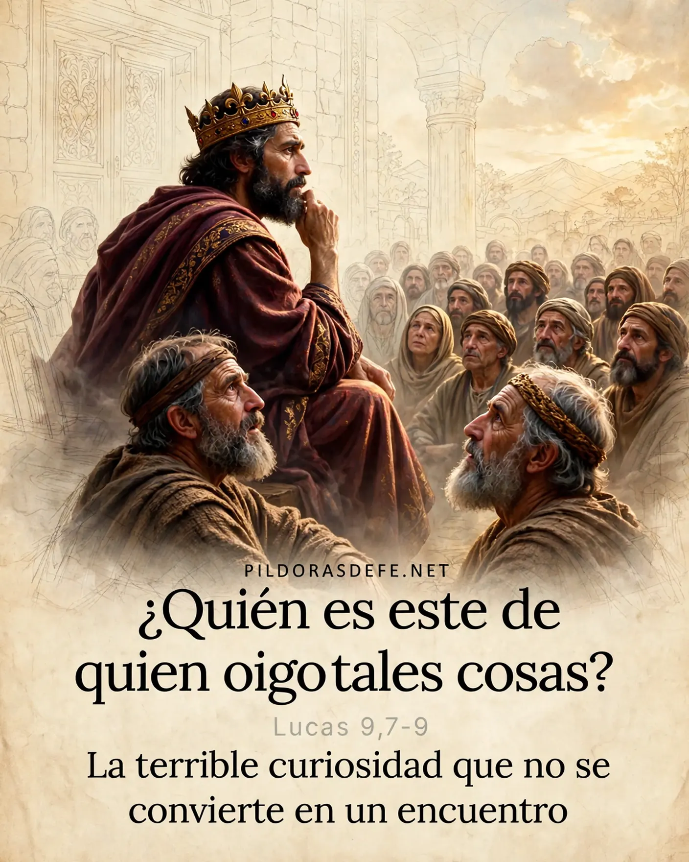 Evangelio de hoy jueves Lucas 9 7 9 quien es este de quien oigo tales cosas Evangelio de hoy jueves, Lucas 9,7-9: A Juan lo decapité. ¿Quién es este de quien oigo tales cosas?