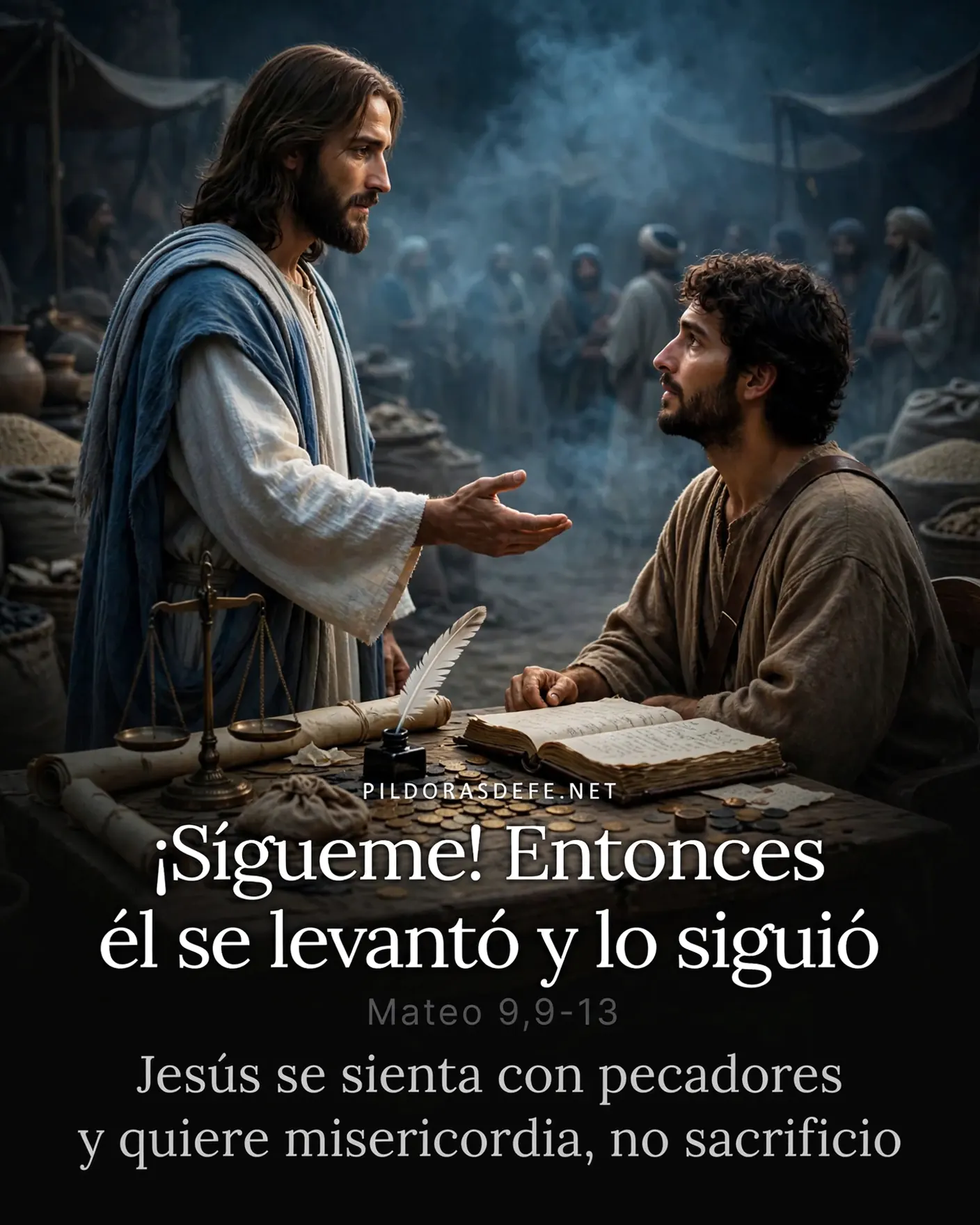Evangelio de hoy lunes Mateo 9 9 13 Sigueme y Mateo lo siguio 210926 Evangelio de hoy lunes, Mateo 9,9-13: ¡Sígueme! Él se levantó y lo siguió