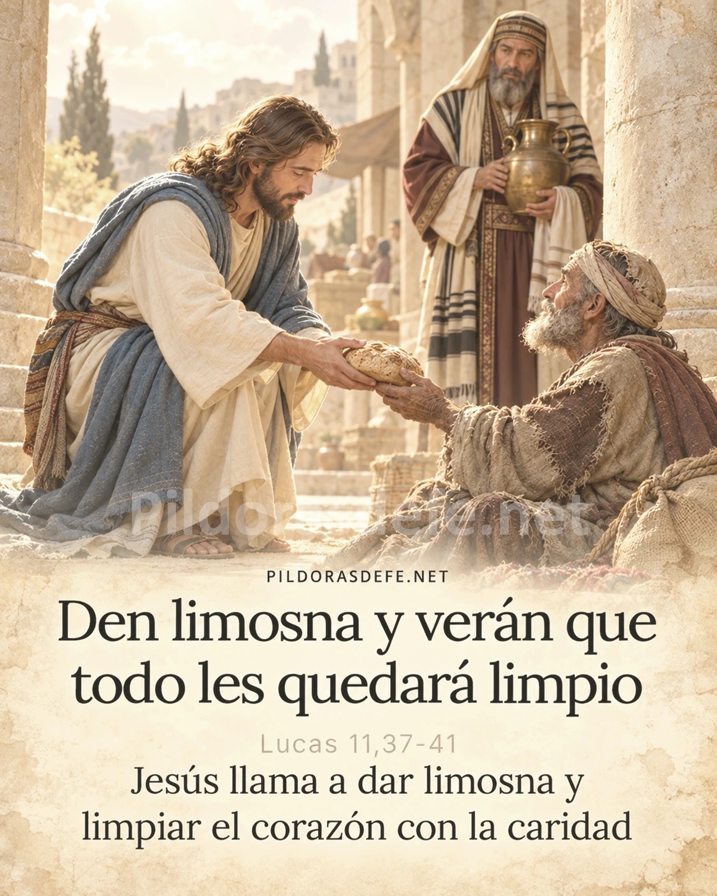 Evangelio de hoy martes Lucas 11 37 41 den limosna y veran que todo les quedara limpio 131026 Evangelio de hoy martes, Lucas 11,37-41: Den limosna y verán que todo les quedará limpio