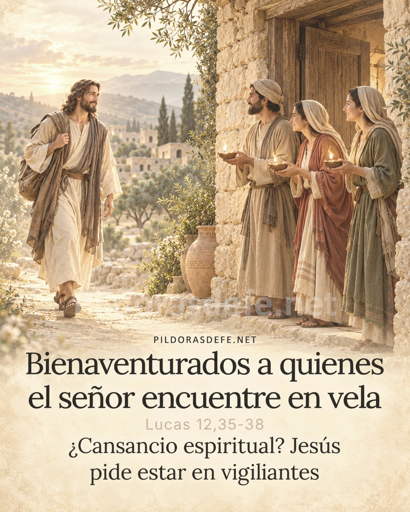 Evangelio de hoy martes Lucas 12 35 38 bienaventurados a quienes el senor encuentre en vela 201026 Evangelio de hoy martes, Lucas 12,35-38: Bienaventurados aquellos a quienes el Señor encuentre en vela cuando llegue