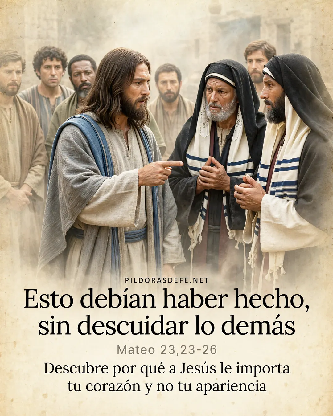 Evangelio de hoy martes, Mateo 23,23-26: Esto es lo que debían haber hecho, sin descuidar lo demás