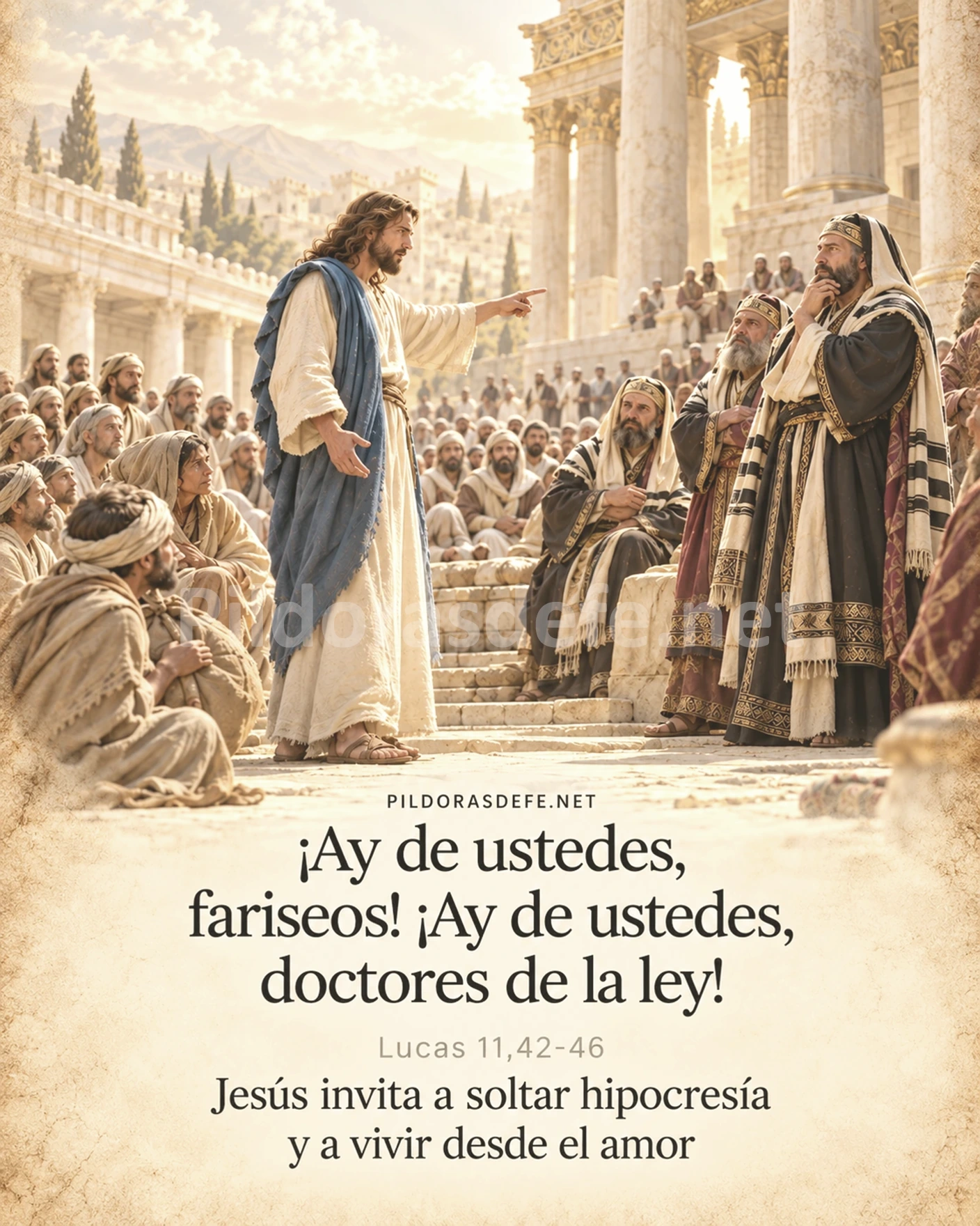 Evangelio de hoy miercoles Lucas 11 42 46 ay de ustedes fariseos ay de ustedes doctores de la ley 141026 Evangelio de hoy miércoles, Lucas 11,42-46: ¡Ay de ustedes, fariseos! ¡Ay de ustedes, doctores de la ley!