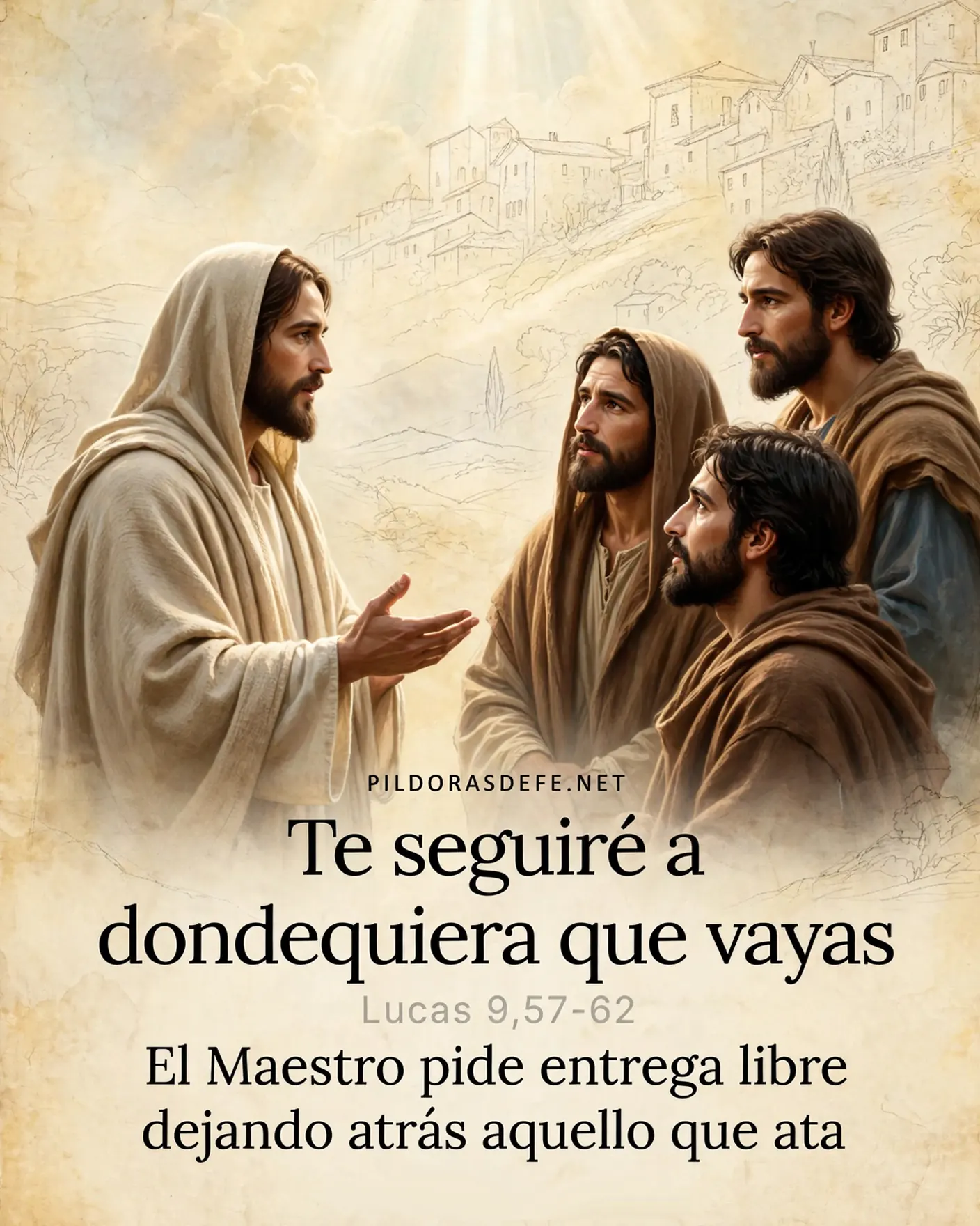 Evangelio de hoy miercoles Lucas 9 57 62 te seguire a dondequiera Evangelio de hoy miércoles, Lucas 9,57-62: Te seguiré a dondequiera que vayas
