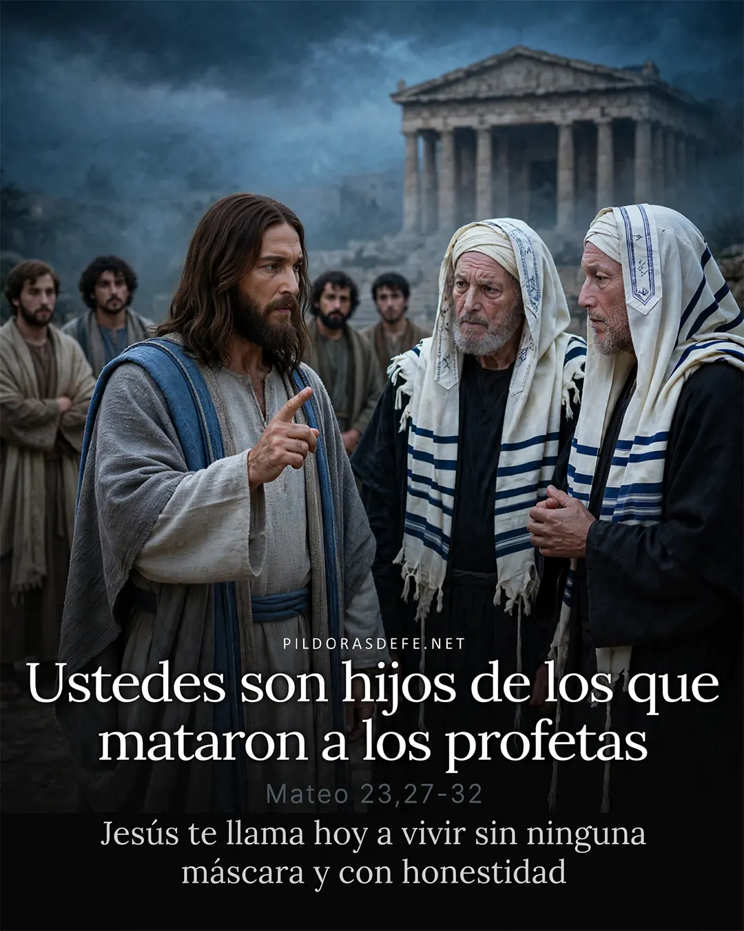 Evangelio de hoy miercoles Mateo 23 27 32 son hijos de los que mataron profetas 260826 Evangelio de hoy miércoles, Mateo 23,27-32: Ustedes son hijos de los que mataron a los profetas
