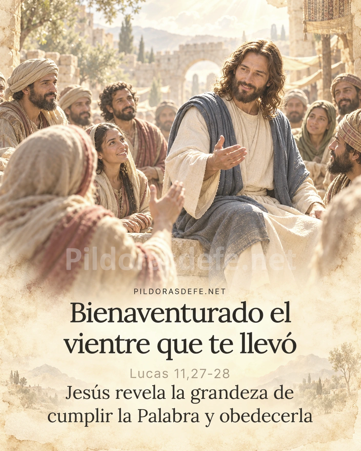 Evangelio de hoy sábado, Lucas 11,27-28: Bienaventurado el vientre que te llevó
