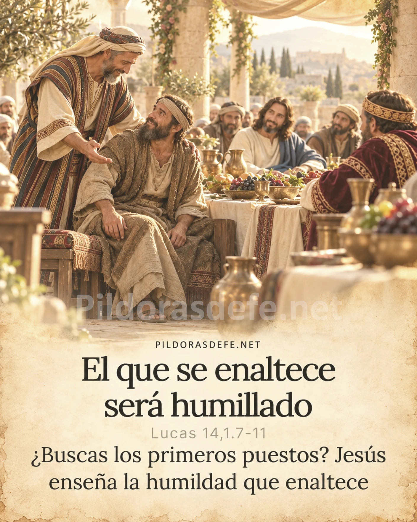 Evangelio de hoy sabado Lucas 14 1 7 11 el que se enaltece sera humillado 311026 Evangelio de hoy sábado, Lucas 14,1.7-11: El que se enaltece será humillado y el que se humille será enaltecido