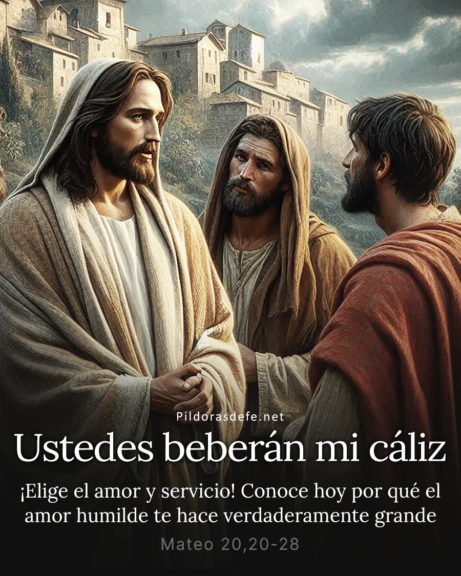Evangelio de hoy sabado Mateo 20 20 28 ustedes beberan mi caliz Evangelio de hoy sábado, Mateo 20,20-28: Ustedes beberán mi cáliz