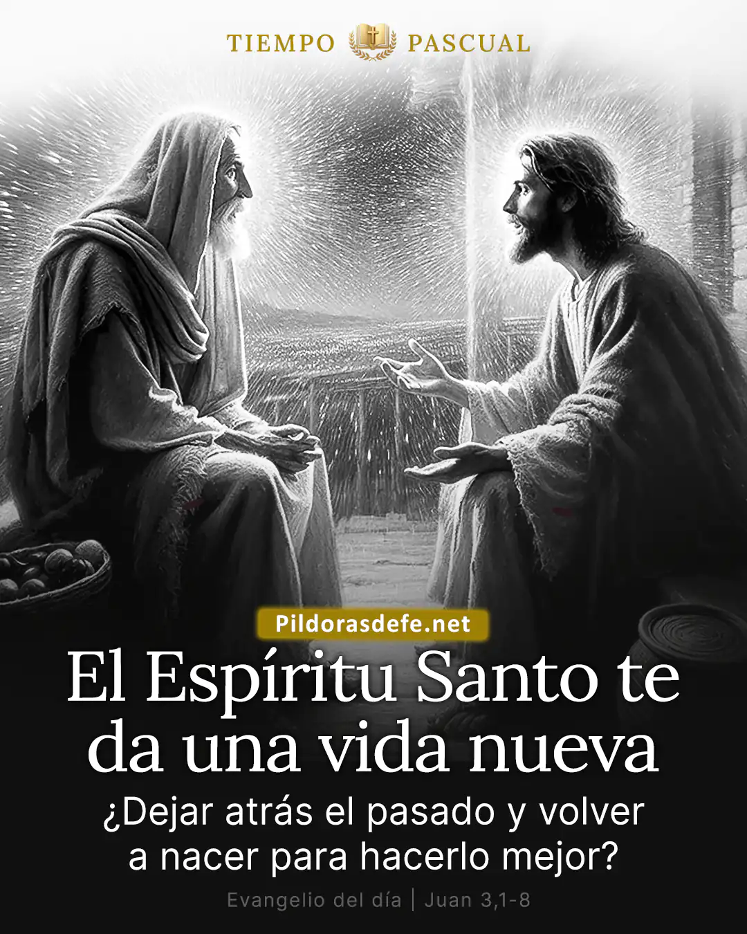 Evangelio del día, Juan 3,1-8: Nadie puede entrar en el Reino de Dios sin haber nacido del agua y del Espíritu Evangelio del día Juan 3,1-8: Nadie puede entrar en el Reino de Dios sin haber nacido del agua y del Espíritu
