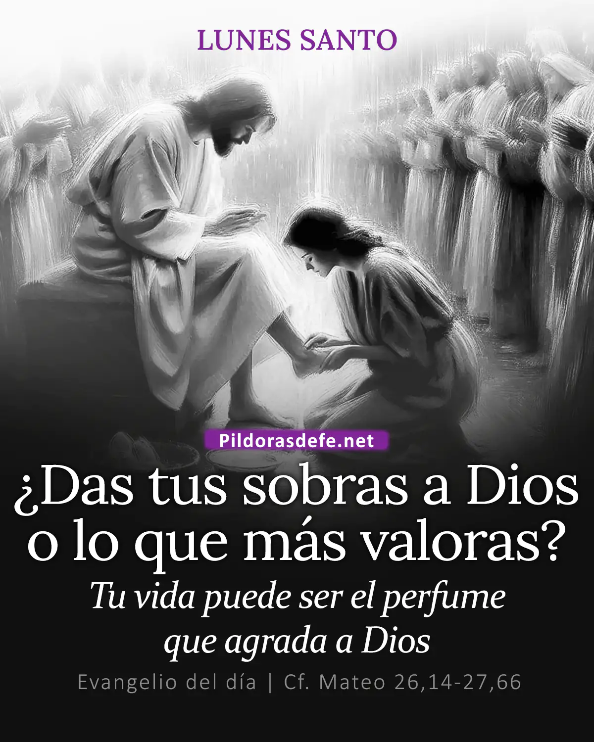 Evangelio del día Juan 12,1-11: Ella tenía reservado este perfume para el día de mi sepultura