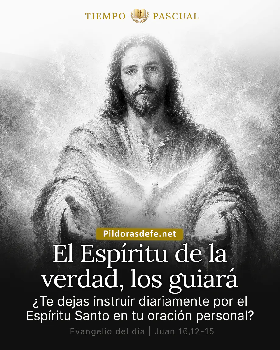 Evangelio del día, Juan 16,12-15: Cuando venga el Espíritu de la verdad, los guiará