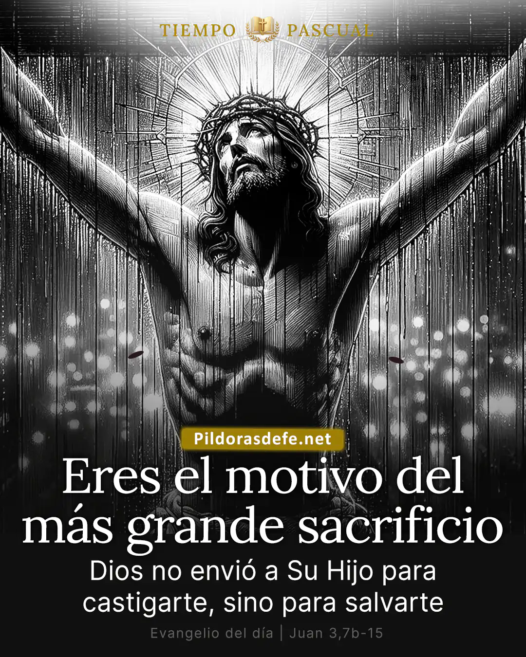 Evangelio del día Juan 3,7b-15: Ustedes tienen que renacer de lo alto Evangelio del día Juan 3,16-21: Dios envió a su Hijo para que el mundo se salvara por medio de él