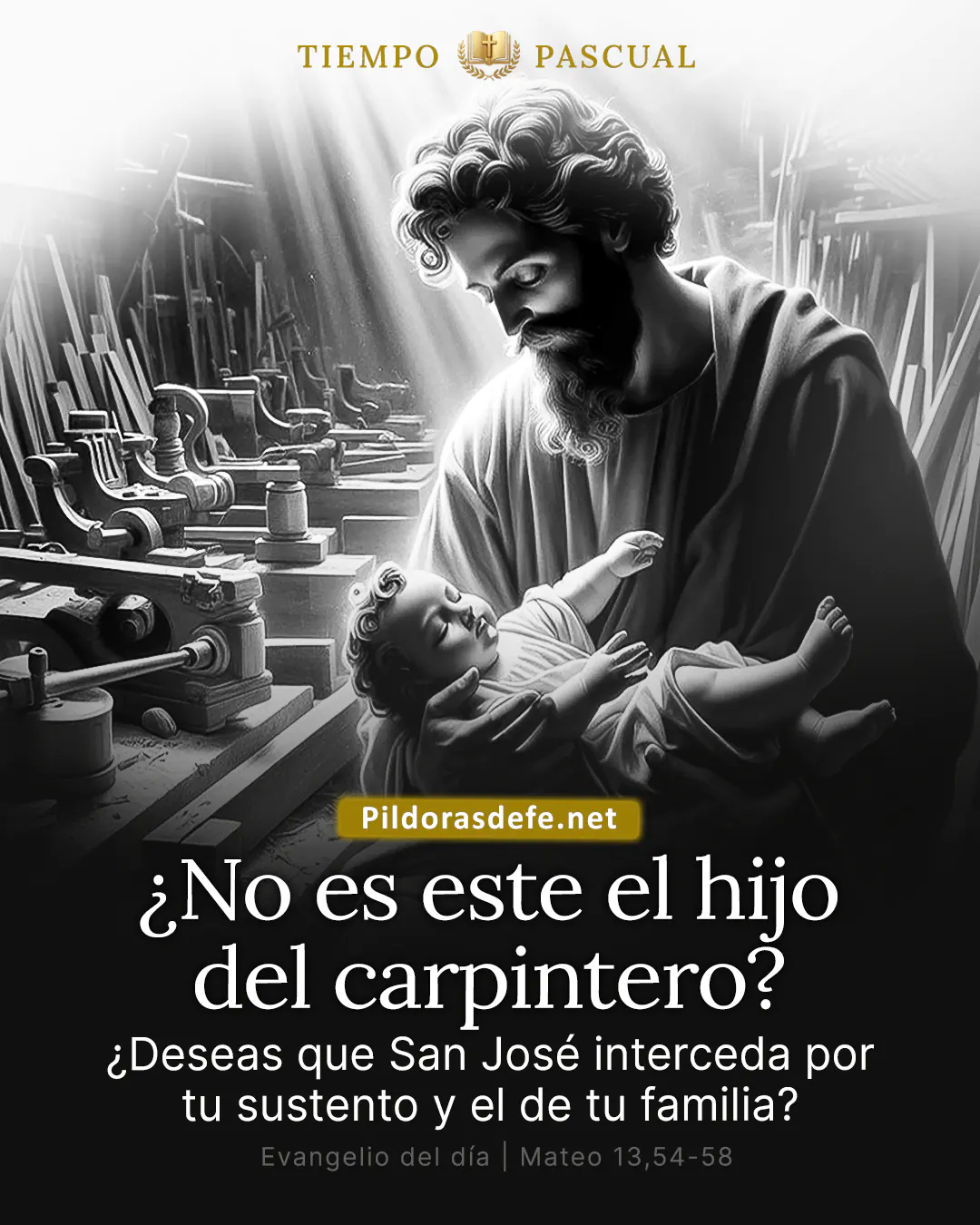 Evangelio del día, Mateo 13,54-58: ¿No es este el hijo del carpintero?