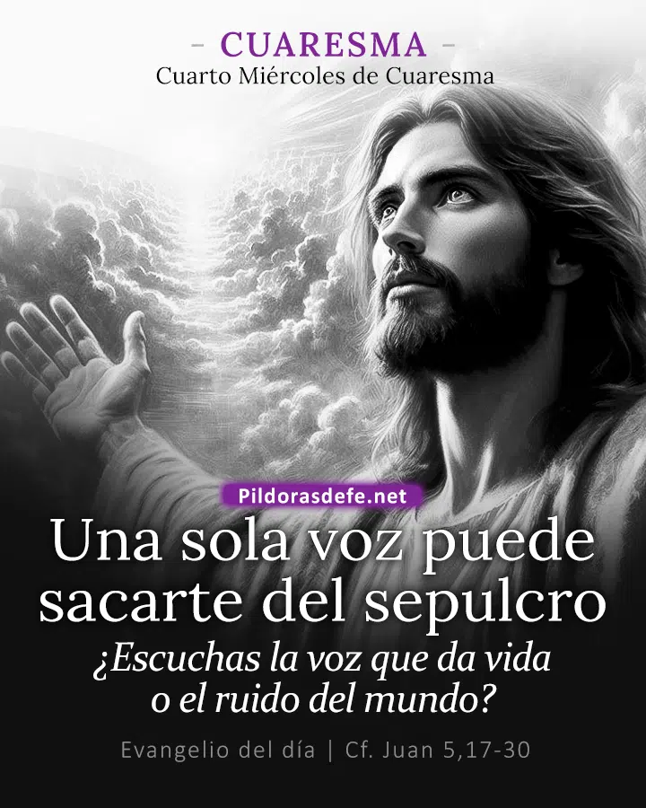 Evangelio del día Juan 5,17-30: Como el Padre resucita a los muertos, también el Hijo da vida a quienes él elige