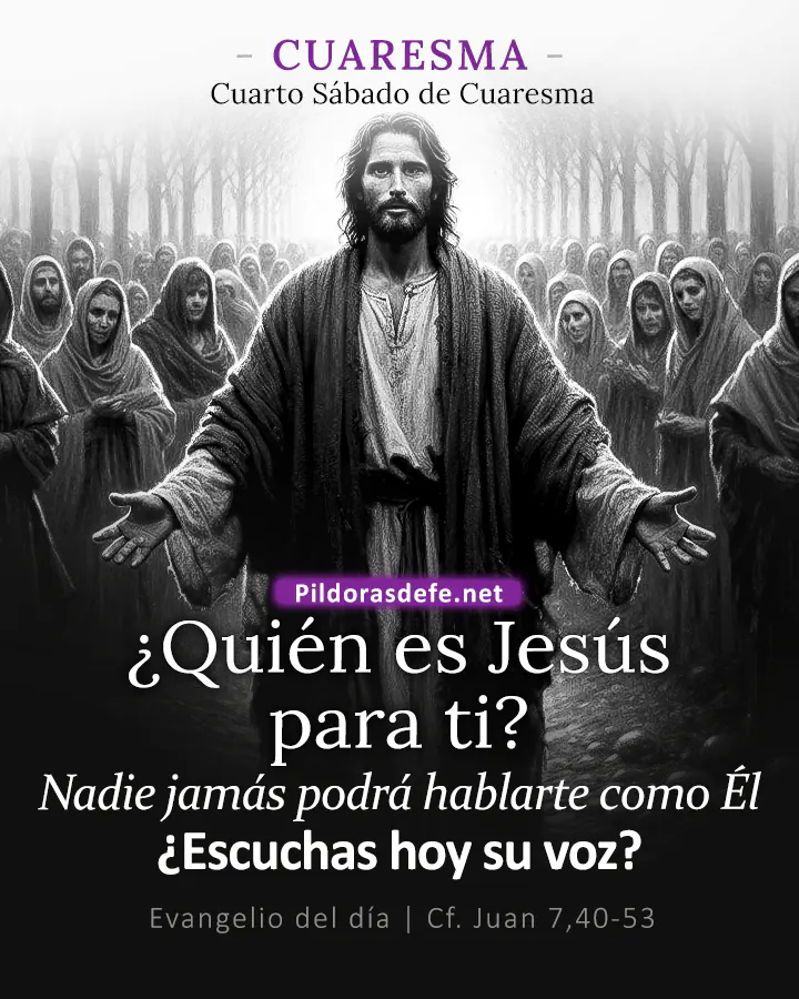 Evangelio del día Juan 7,40-53: ¿Acaso el Cristo vendrá de Galilea? Nadie ha hablado como Él