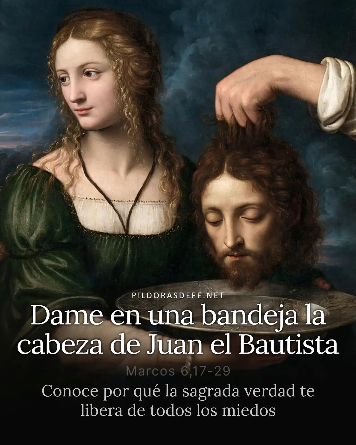 Evangelio del dia sabado San Marcos 6 17 29 martirio Juan el Bautista 290826 Evangelio de hoy sábado, Marcos 6,17-29: Dame en una bandeja la cabeza de Juan el Bautista