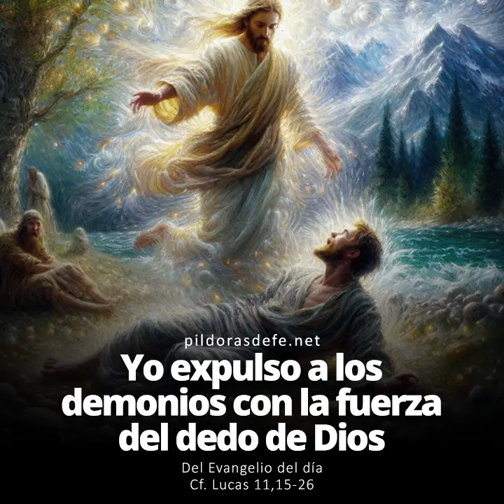 Evangelio del día, Lucas 11,15-26: Yo expulso a los demonios con la fuerza del dedo de Dios