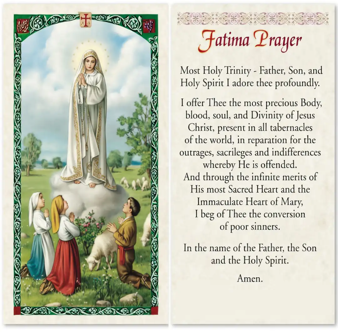 Fatima Prayer: message of Our Lady