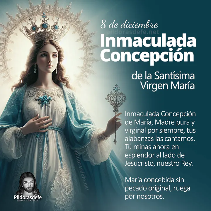 Inmaculada Concepción de María, ruega por nosotros