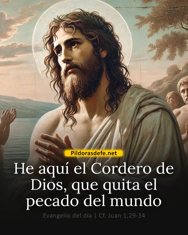 Evangelio de hoy, Juan 1,29-34: He aquí el Cordero de Dios, que quita el pecado del mundo
