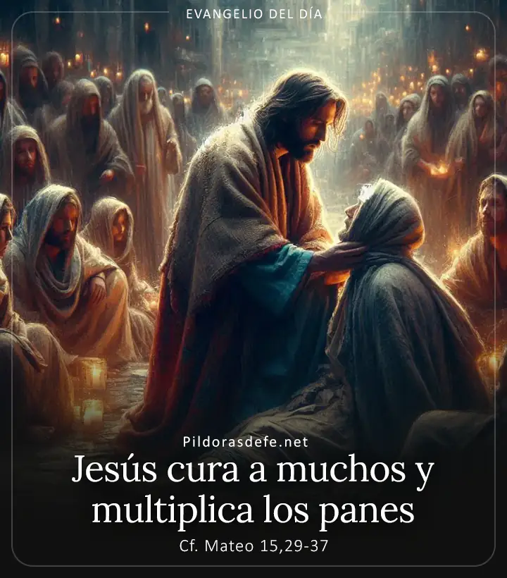Evangelio de hoy, Mateo 15,29-37: Jesús cura a muchos y multiplica los panes