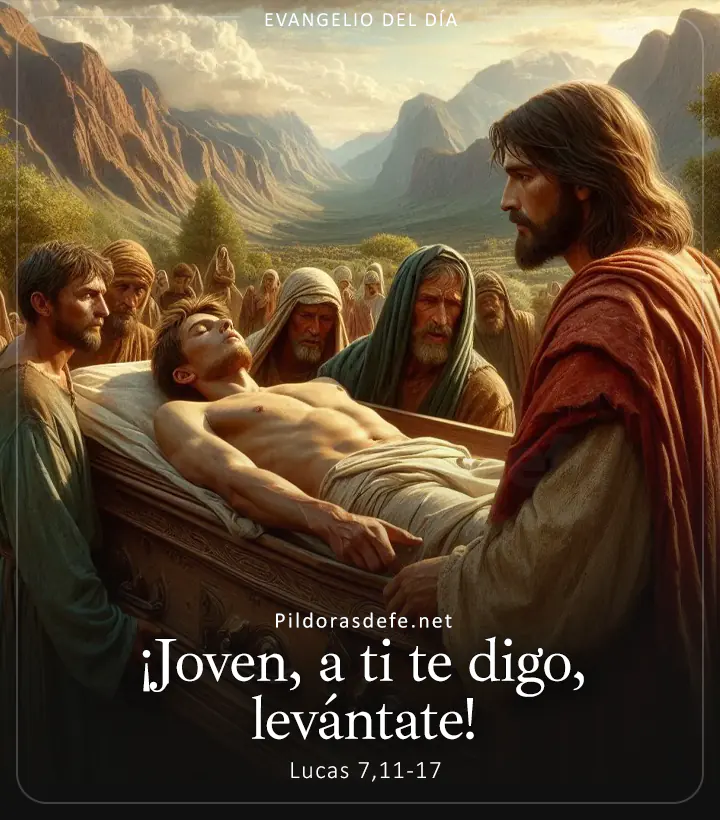 Evangelio de hoy, Lucas 7,11-17: ¡Joven, a ti te digo, levántate! Y el muerto se incorporó