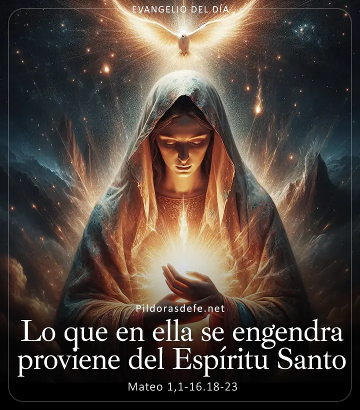 Evangelio de hoy, Mateo 1,1-16.18-23: Lo que ha sido engendrado en ella proviene del Espíritu Santo