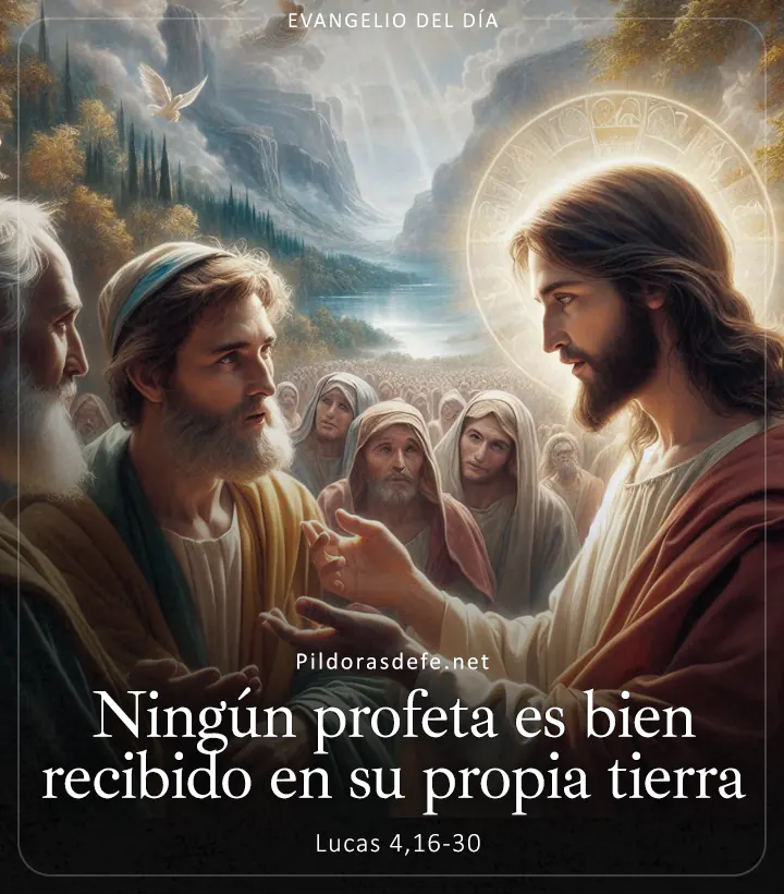 Evangelio de hoy, Lucas 4,16-30: Ningún profeta es bien recibido en su propia tierra