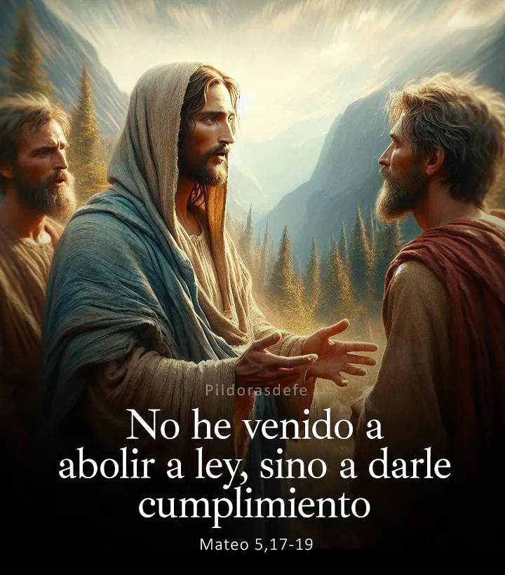 Evangelio de hoy, Mateo 5,17-19: No he venido a abolir la ley, sino a dar cumplimiento